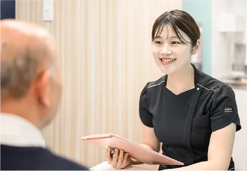 初回来院の様子
